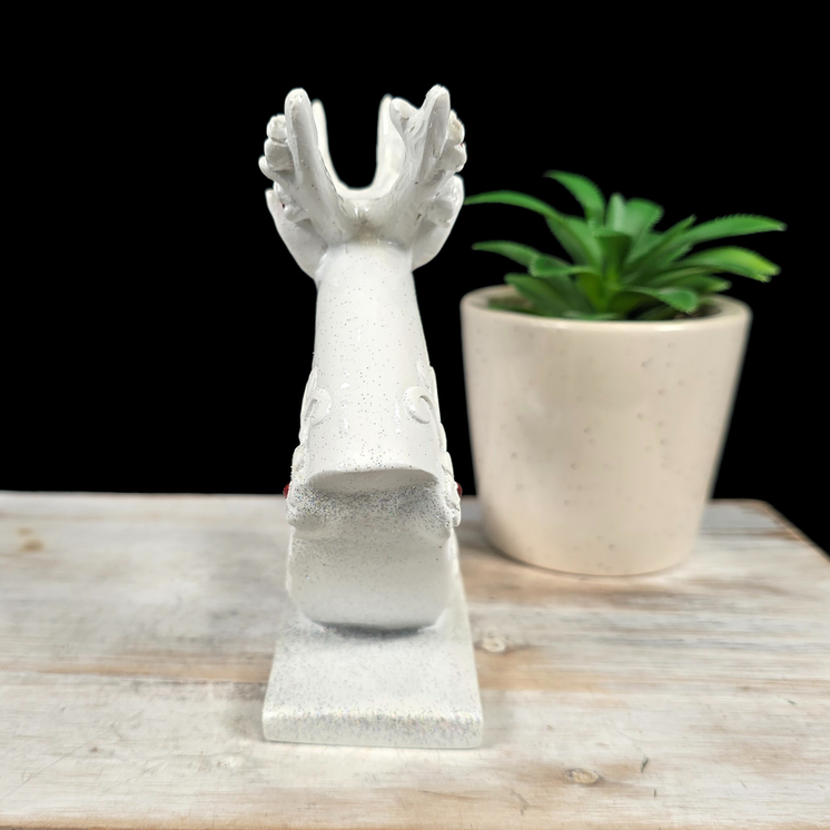 White Deer Double Sphere Stand
