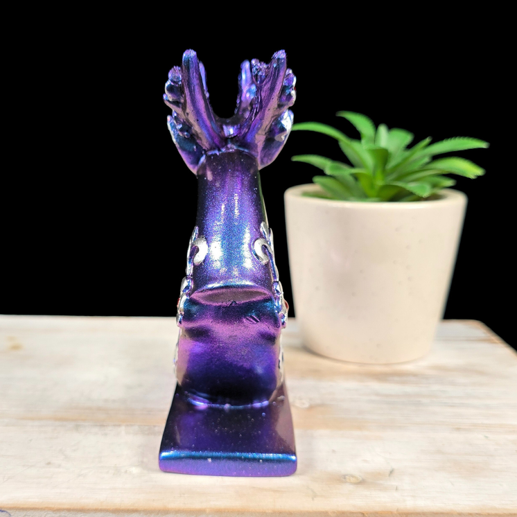 Purple/Blue Deer Double Sphere Stand