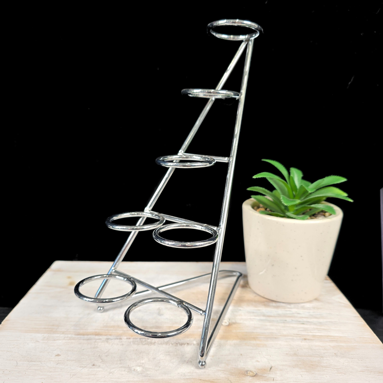 Silver 7 Sphere Metal Stand