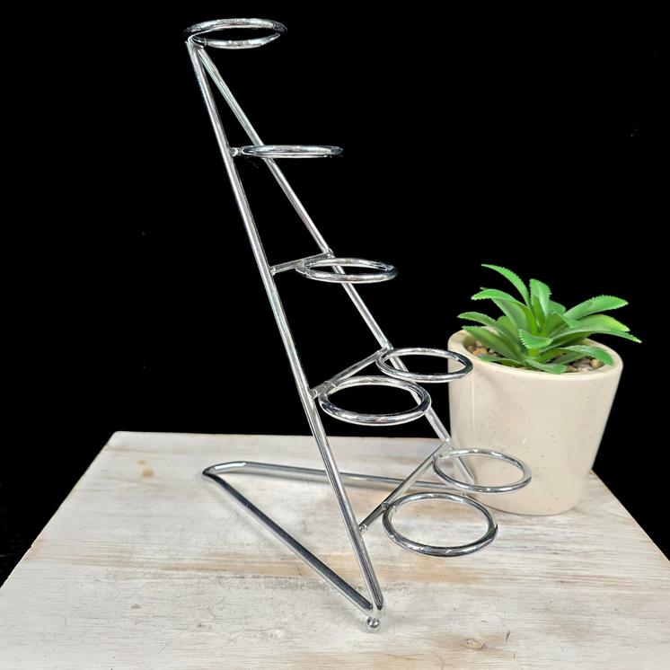 Silver 7 Sphere Metal Stand