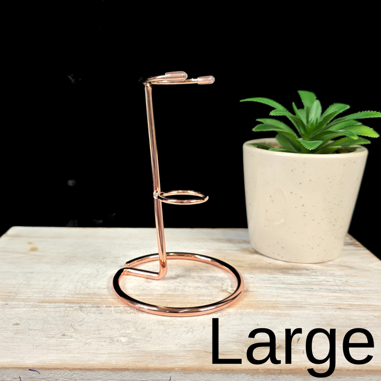 Large Rose Gold Metal Wand Stand