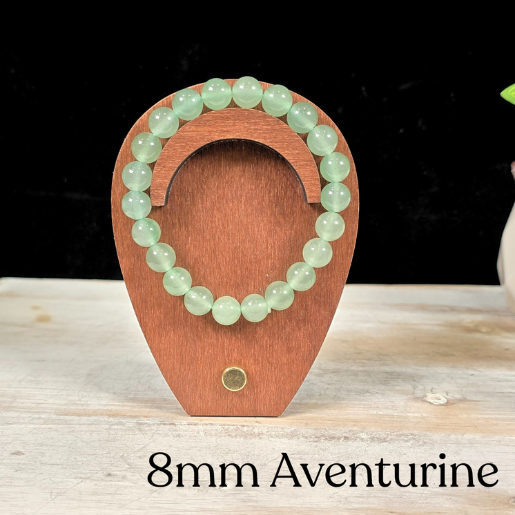 8mm Aventurine Gemstone Bracelet