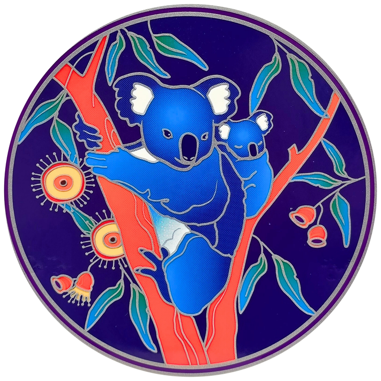 Oz Koala 14cm Sunseal Glass Sticker