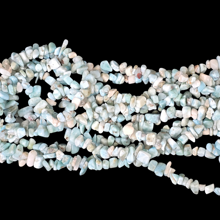 Larimar 75cm-80cm Chips Strand