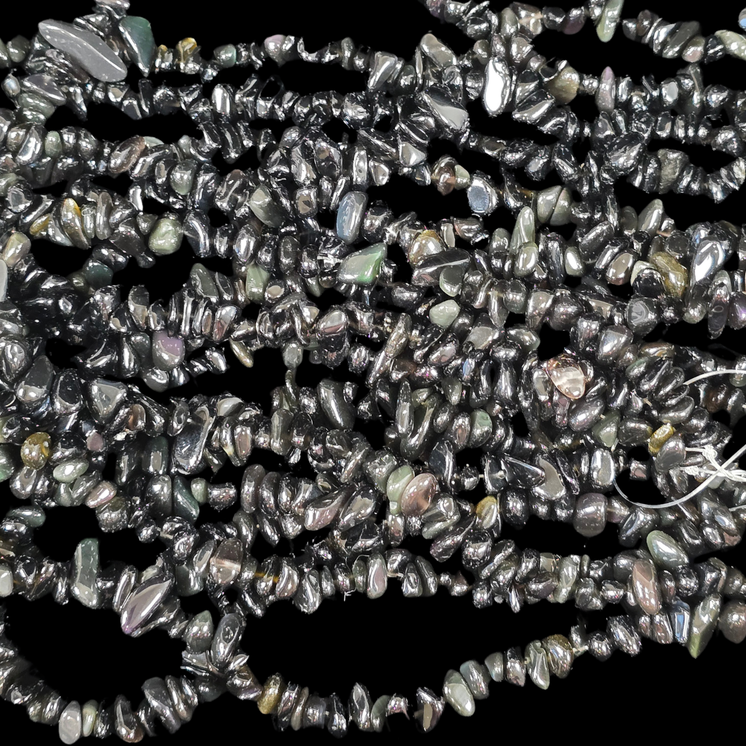 Obsidian 75cm-80cm Chips Strand