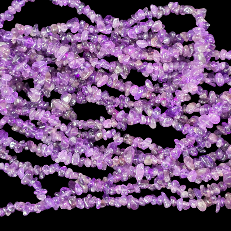 Amethyst 75cm-80cm Chips Strand