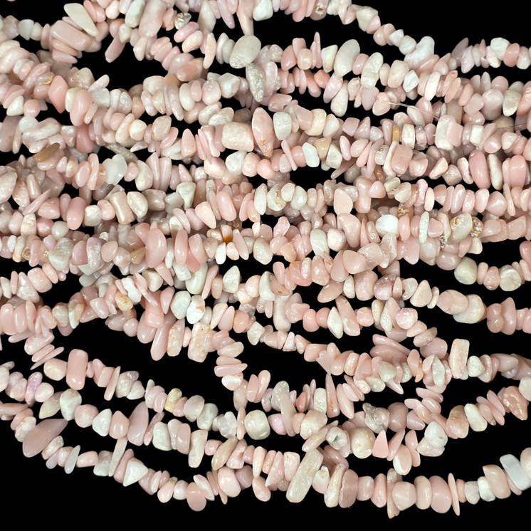 Pink Opal 75cm-80cm Chips Strand