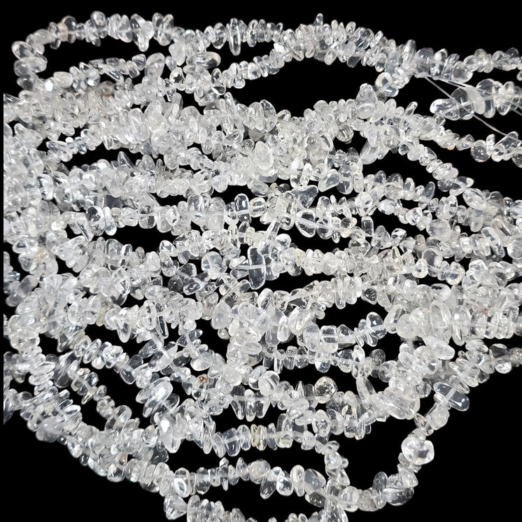 Clear Quartz 75cm-80cm Chips Strand