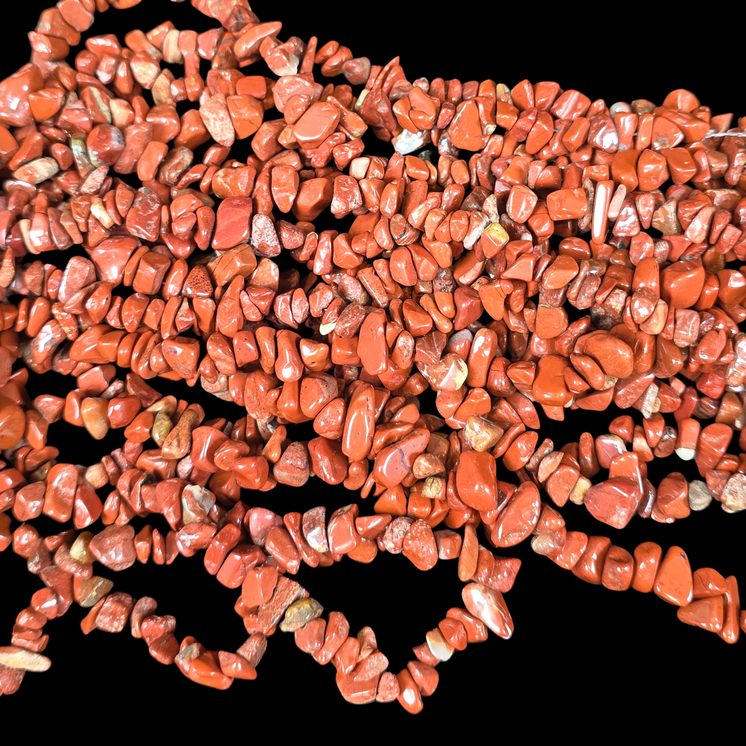 Red Jasper 75cm-80cm Chips Strand