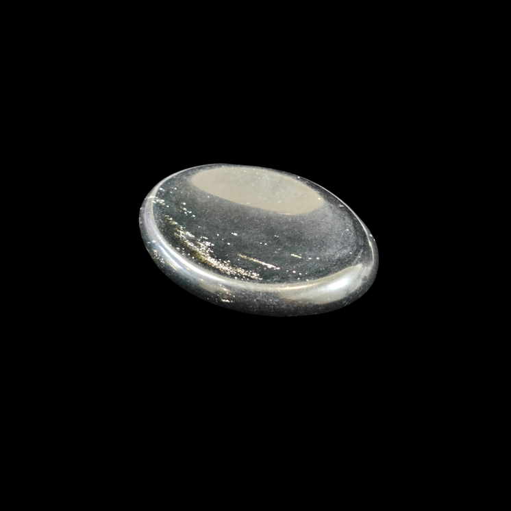 Obsidian Oval Shape Worry Stone (Thumb Stone)