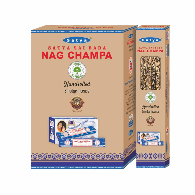 Nag Champa Satya Hand Rolled Smudge Sticks
