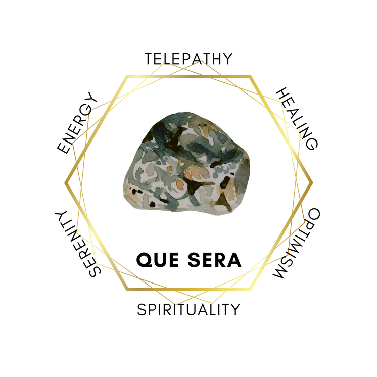 Que Sera Heart Shape Worry Stone (Thumb Stone)