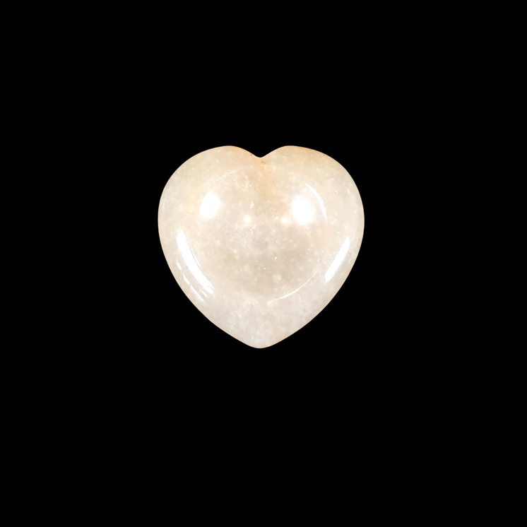 Yellow Aventurine Heart Shape Worry Stone (Thumb Stone)