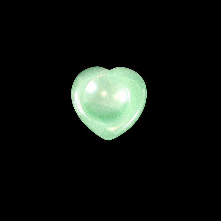 Aventurine Heart Shape Worry Stone (Thumb Stone)