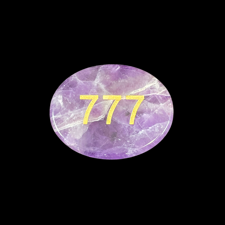 777 Amethyst Angel Number Palm - Divine Blessings Are On the Way