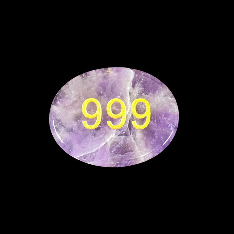 999 Amethyst Angel Number Palm - Completion & New Beginnings