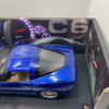 Hot wheels 1/18 Corvette C6 Blue Version Open Box Read Full Description 