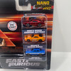 Jada Hollywood Rides Nano The Fast & Furious 3 Pack 