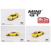 PREORDER: Mini GT 1:64 Nissan Skyline GT-R (R34) V-Spec – Lightning Yellow- MiJo Exclusives