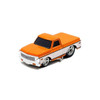 Muscle Machines 1:64 1972 Chevrolet C-10 Pick Up Limited Edition – White with Orange – Mijo Exclusives