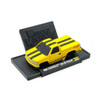 Muscle Machines 1:64 1993 Chevrolet 454 SS Pickup Truck Limited Edition – Yellow with Black Stripes – Mijo Exclusives