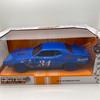Jada 1/24 Bigtime Muscle 1972 Plymouth GTX – Blue with Chevron Graphic 