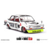 Kaido House x Mini GT 1:64 Datsun 510 Street Team XMM V1- White With Green 
