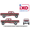 PREORDER: IXO Model 1:64 1977 GMC Sierra Grande K2500 Crew Cab Wideside – Dark Red Metallic and Silver Special Two-Tone – Lifted – Limited Edition