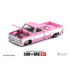 PREORDER: Kaido House x Mini GT Chevrolet Silverado Dually Vintage Spec V2 – Pink with White