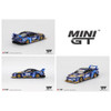 PREORDER: Mini GT 1:64 Nissan LB-Super Silhouette S15 SILVIA #555 Team MINI GT Liberty Walk 2025 Formula Drift In Chrome Blue - Blister Carded 