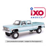 PREORDER: IXO Model 1:64 1978 Chevrolet Silverado K30 Crew Cab Fleetside Lifted -Blue with White – Limited Edition
