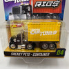 Car Tuned 1:64 Container Rigs Sneaky Pete Yellow Container Version Series 1 