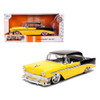 Jada Bigtime Muscle 1/24 1956 Chevrolet Bel Air In Two-Tone Yellow/Black 
