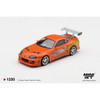PREORDER: Mini GT 1:64 Fast & Furious Toyota Supra BOMEX ” The Fast and the Furious” Brian O’Conner – Movie Blister Packaging 