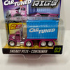 Car Tuned 1:64 Rigs Sneaky Pete - Container - Purple With Blue Series 2 