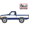 PREORDER: 2026 Auto World 1:64 Premium 1984 Toyota SR5 Pickup Truck – Dark Blue Metallic & White  - Release 5A 