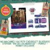 PREORDER: M2 Machines 1:64 1979 Chevrolet Silverado Stepside “Dia De Los Muertos” – Purple – Hobby Exclusive
