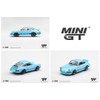 PREORDER: Mini GT 1:64 Porsche 911 Carrera RS 2.7 – Gulf Blue with Black - Blister Carded 