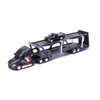 Maisto 1:64 Mack Transporter Open Trailer w/ 1993 Chevrolet 454 SS Pickup – In Black – Design Transporters