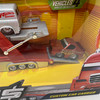 Car Tuned 1:64 Rigs Hauler Open Cars Transporter with 69 Pontiac GTO Judge & 79 GMC Vandura – Racing Set Series 2B