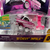 Car Tuned 1/64 Lowriders Show Glow 61 Chevy Impala LED Light Up & Hopper Chassis Series 4 