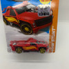 2013 Hot wheels Fig Rig Red Version With Factory Set Sticker 