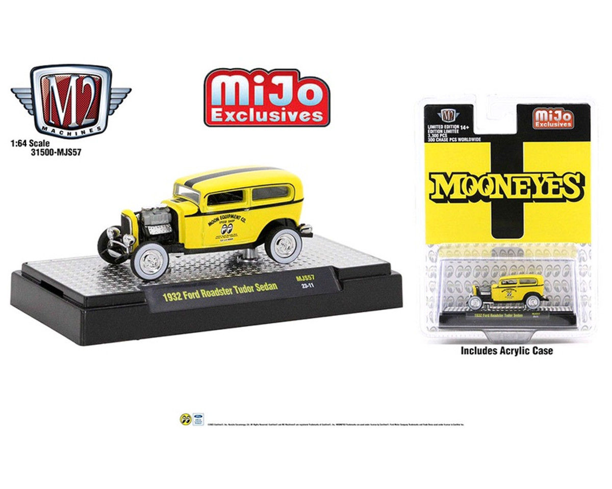 M2 Machines 1:64 1932 Ford Tudor Sedan Mooneye’s Limited Edition 3,600 Pcs  – Mijo Exclusives