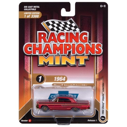 2023 Racing Champions Mint 1964 Chevy Impala Lowrider Magenta