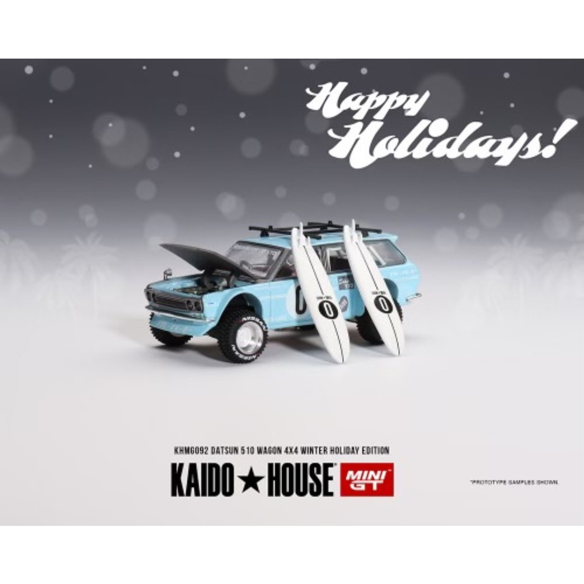 Kaido House x Mini GT 1/64 Datsun 510 Wagon Kaido GT Surf