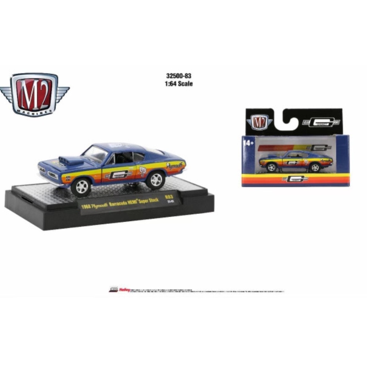 M2 Machines Auto Thentics Set Of 6 Release 83 - Kev's Diecast