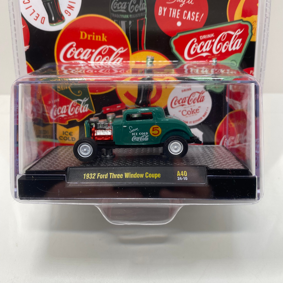 M2 Machines Coca Cola 1932 Ford Three Window Coupe Release A40