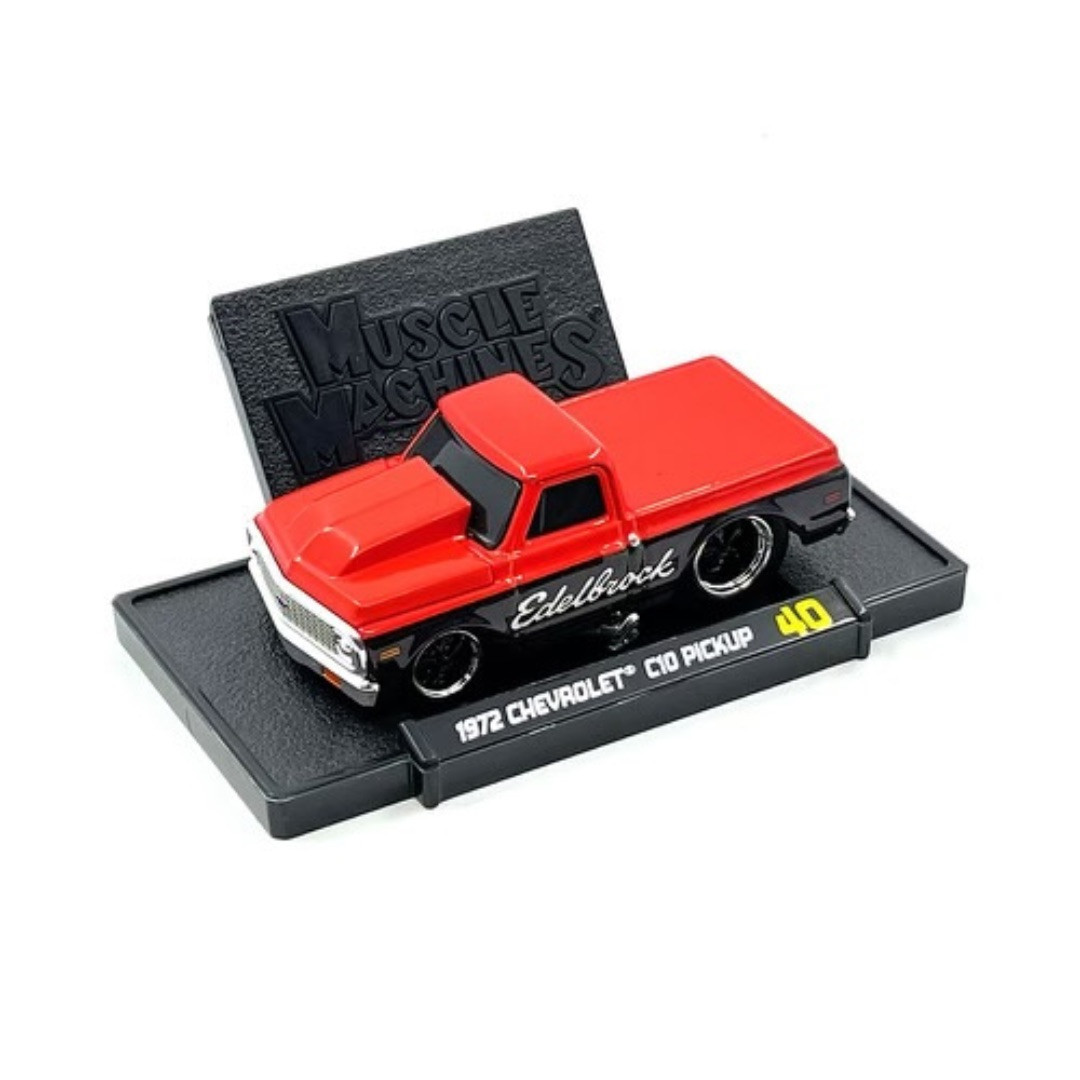 Muscle Machines 1:64 1972 Chevrolet C-10 Pick Up Edelbrock Limited