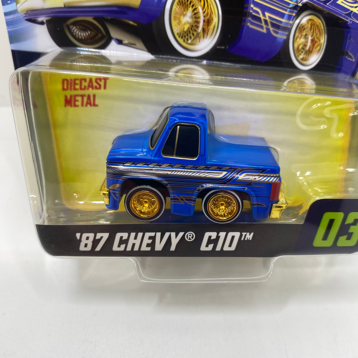 Car Tuned Mainline Lowriders 87 Chevy C10 Series 3 - Kev's Diecast