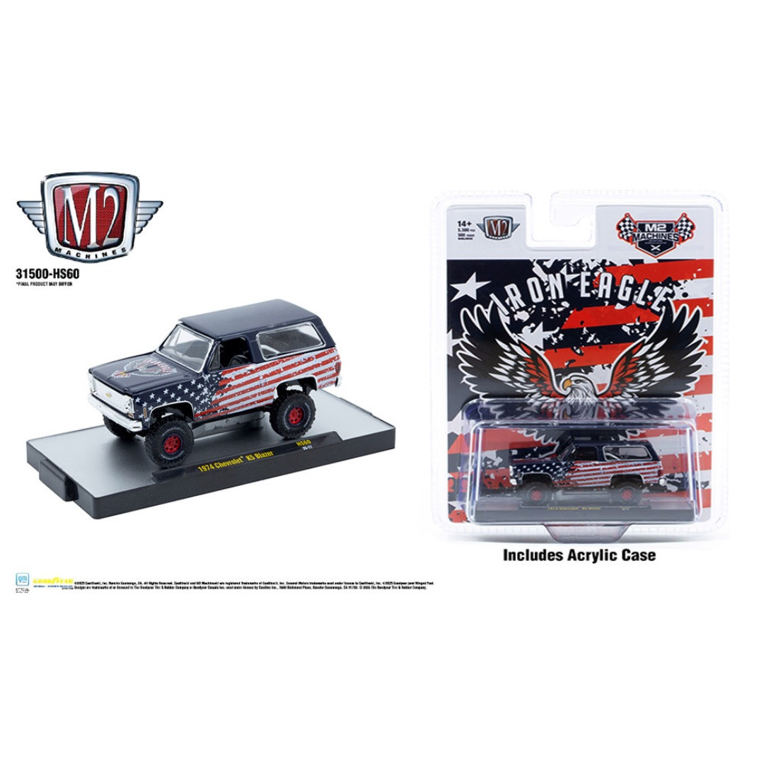 M2 Machines 1:64 1974 Chevrolet K5 Blazer “Iron Eagle” – Hobby